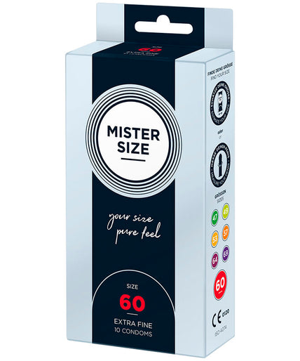 Mister Size – Condom Size XL 60 Mm (10 Units)