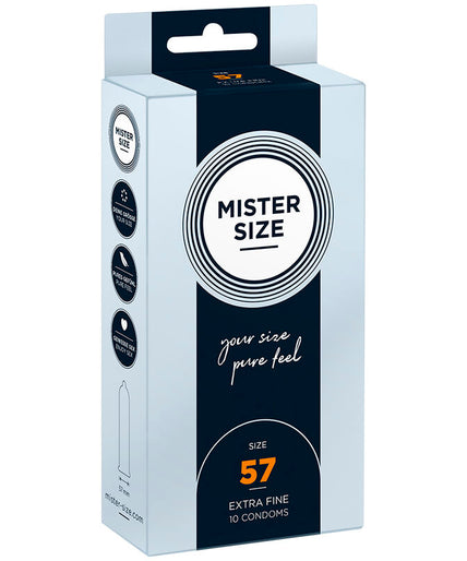 Mister Size – Condom Size L 57 Mm (10 Units)