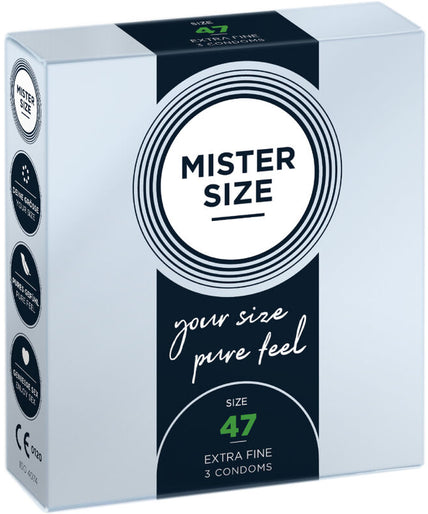 Mister Size – Condooms Maat XS 47 mm (3 stuks)