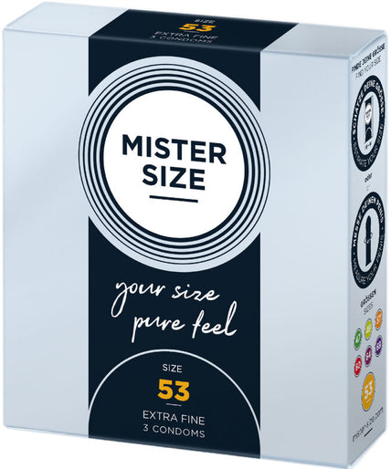 Mister Size – Condom Size M 53 Mm (3 Units)