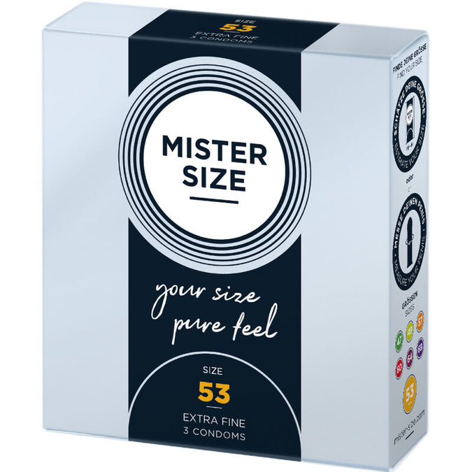Mister Size – Condom Size M 53 Mm (3 Units)