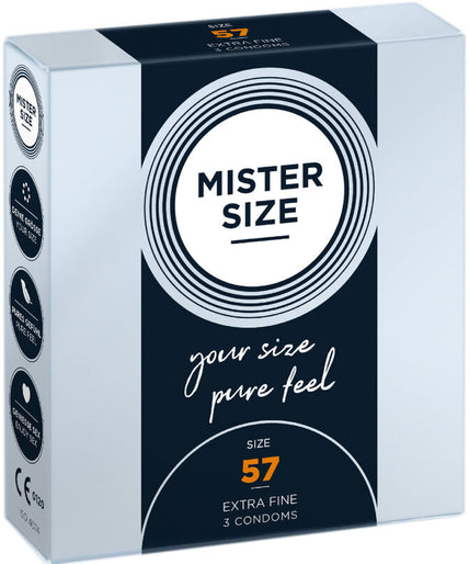 Mister Size – Condom Size L 57 Mm (3 Units)