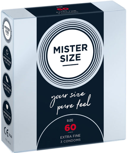 Mister Size – Condom Size XL 60 Mm (3 Units)