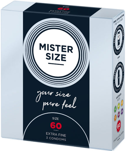 Mister Size – Condom Size XL 60 Mm (3 Units)