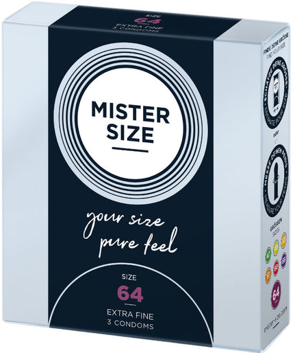 Mister Size – Condoms Size XXL 64 Mm (3 Units)