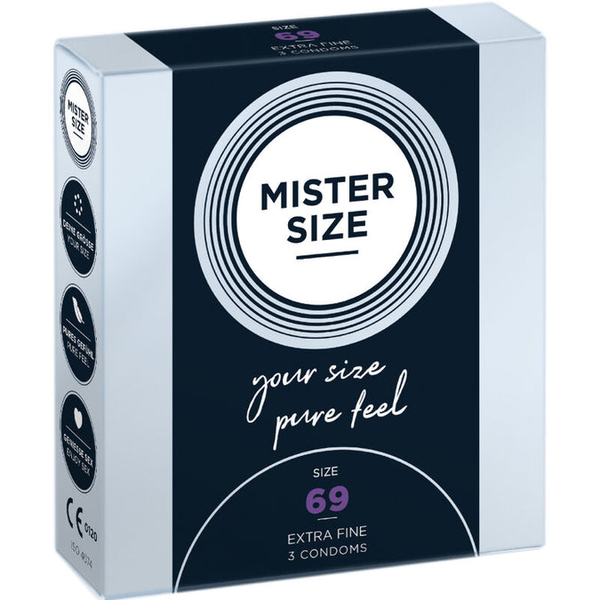 Mister Size – Condoms Size XXXL 69 Mm (3 Units)