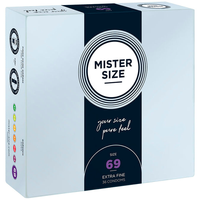 Mister Size – Condoms Size XXXL 69 Mm (36 Units)