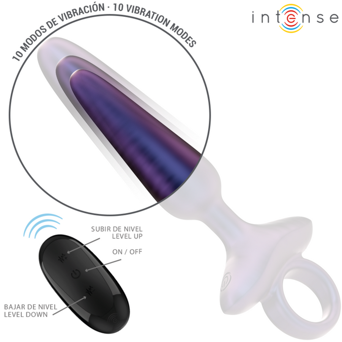 Intense – Marlon Vibrating Anal Plug Model 4 Remote Control