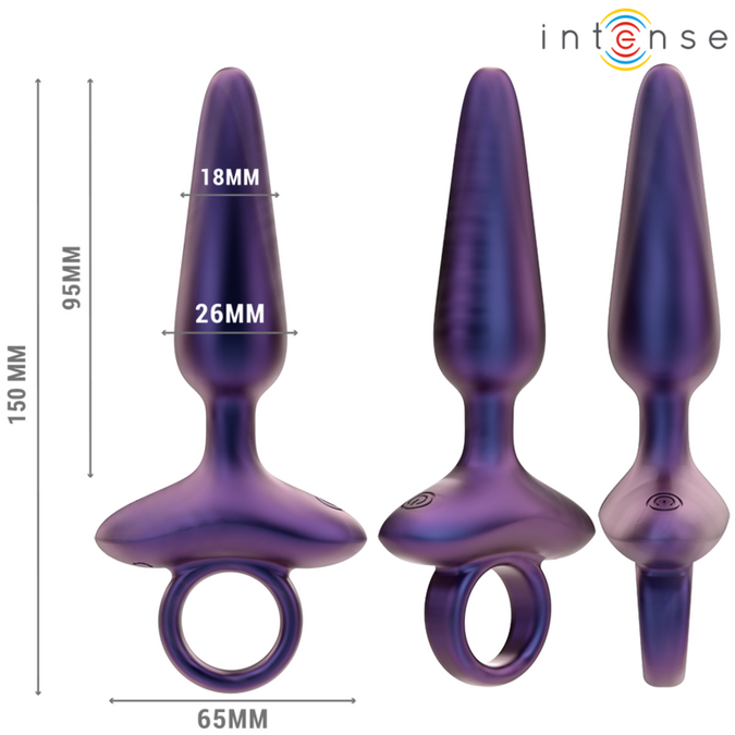 Intense – Marlon Vibrating Anal Plug Model 4 Remote Control