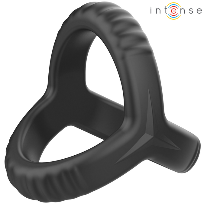 Intense – Carson Dubbele Siliconen Penisring Zwart Model 4