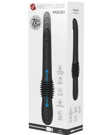 Pretty Love – Pazuzu Vibrator 3 Stoßmodi Schwarz