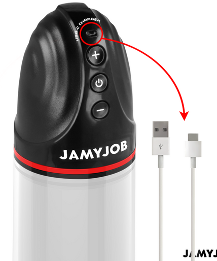 Jamyjob – Xpand Automatische Pumpe mit 3 Saugstufen Grau