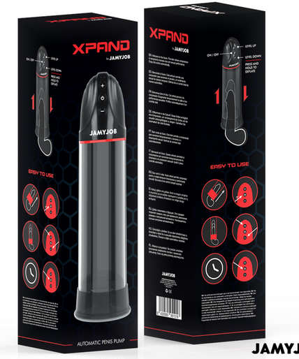 Jamyjob – Xpand Automatische Pumpe mit 3 Saugstufen Grau