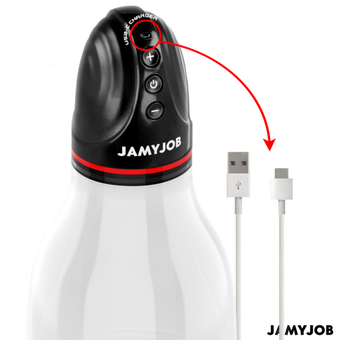 Jamyjob – Xpand Lite Automatische Hodensackpumpe mit 3 Saugstufen Grau