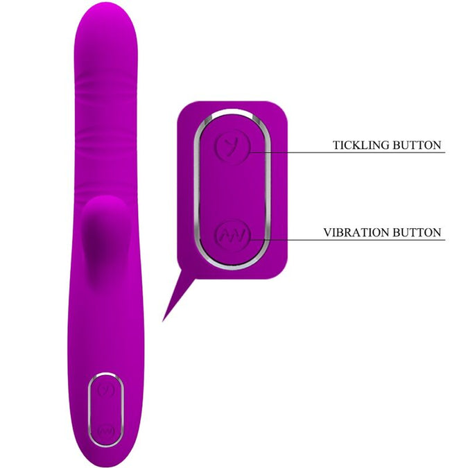 Pretty Love – Angelique Multifunktions-Vibrator + Klitoris-Stimulator Lila