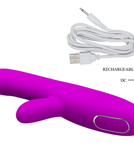 Pretty Love – Angelique Multifunktions-Vibrator + Klitoris-Stimulator Lila
