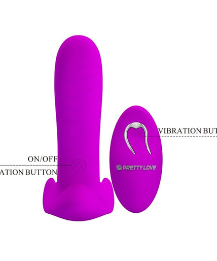 Pretty Love – Massager & Vibrator 12 Vibrations Fernbedienung Lila