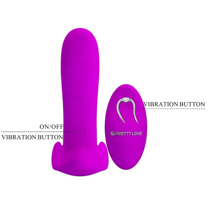 Pretty Love – Massager & Vibrator 12 Vibrations Fernbedienung Lila