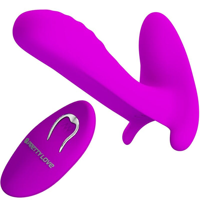 Pretty Love – Massager & Vibrator 12 Vibrations Fernbedienung Lila