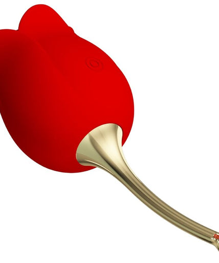 Pretty Love – Rose Lover Rose Clitoris Stimulator 12 Vibrations Red