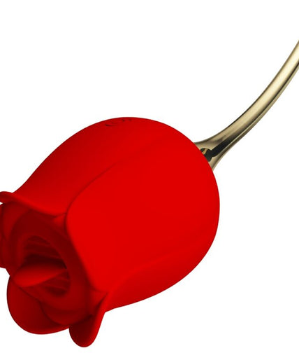 Pretty Love – Rose Lover Rose Clitoris Stimulator 12 Vibrations Red