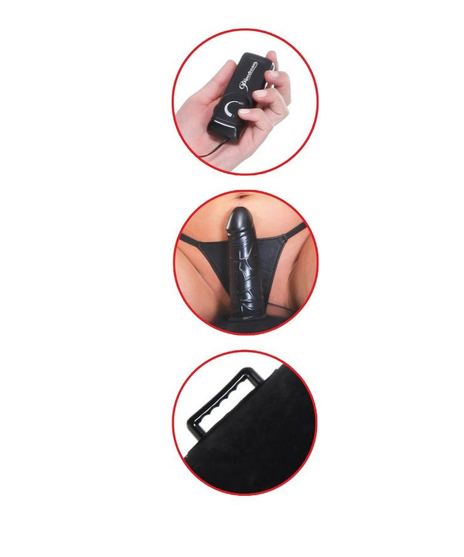 Pleasurements – Fetish Fantasy – Opblaasbare Luv Log met Vibrerende Dildo