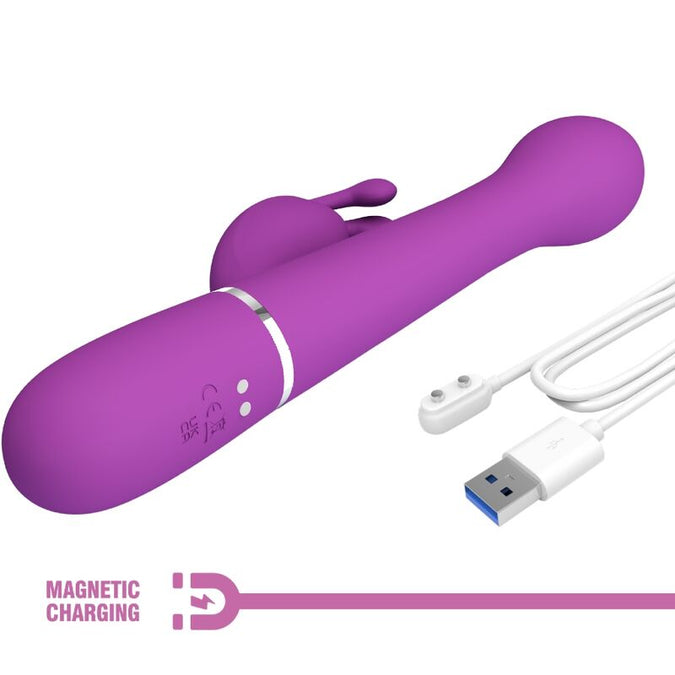 Pretty Love – Dejon 3-in-1 Multifunktions-Rabbit-Vibrator Lila