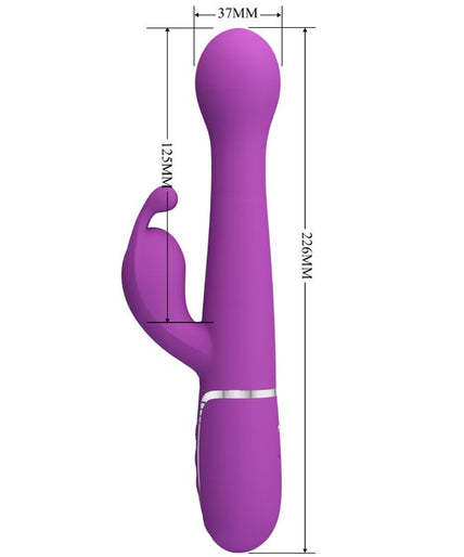 Pretty Love – Dejon 3-in-1 Multifunktions-Rabbit-Vibrator Lila