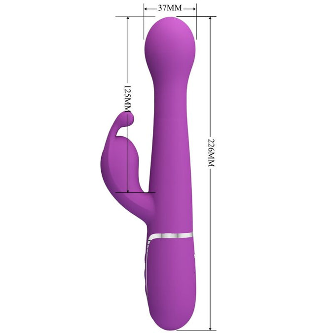 Pretty Love – Dejon 3-in-1 Multifunktions-Rabbit-Vibrator Lila