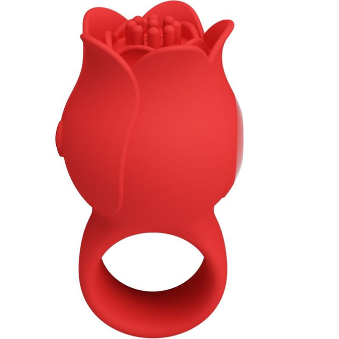 Pretty Love – Jae Rosenförmiger Finger-Vibrator 10 Vibrationen Rot