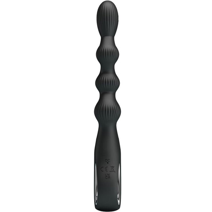 Pretty Love – Federer Anal-Vibrator 12 Vibrationen Schwarz