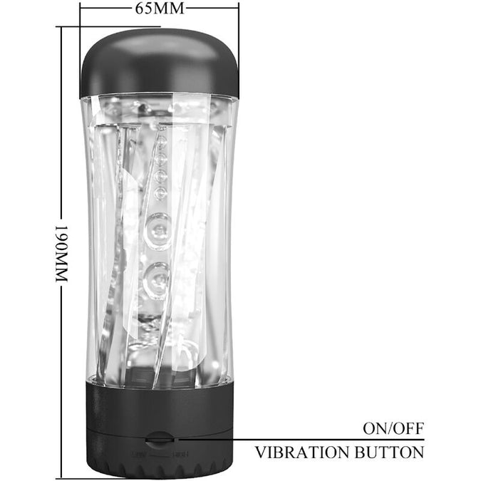 Pretty Love – Tamara männlicher Masturbator Multi-Speed Vibrator Schwarz