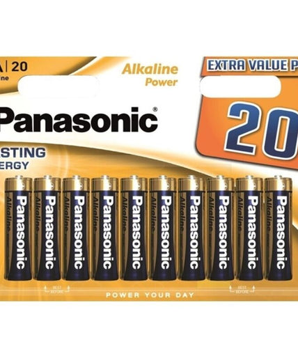 Panasonic – Bronze Alkaline Aa Battery Lr6 Blister*20