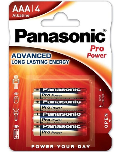 Panasonic – Pro Power Alkaline Aaa Battery Lr03 Blister*4