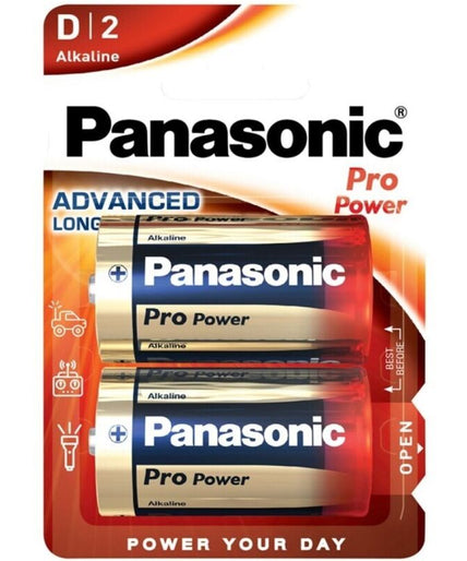 Panasonic – Pro Power Alkaline D Battery Lr20 Blister*2