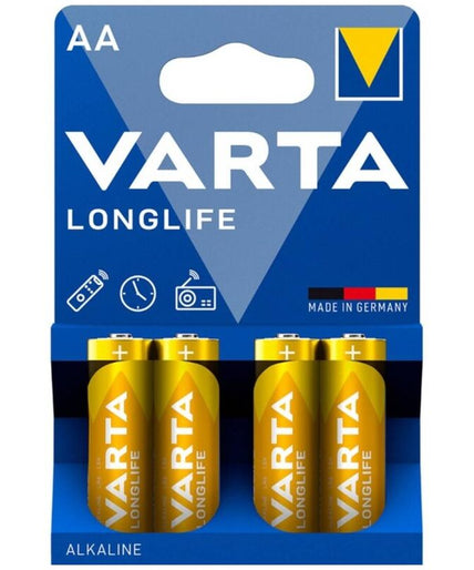 Varta – Longlife Alkaline Battery Aa Lr6 Blister*4