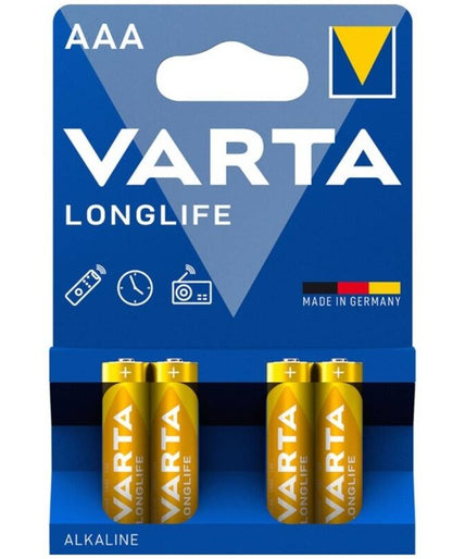 Varta – Longlife Alkaline Aaa Battery Lr03 Blister*4