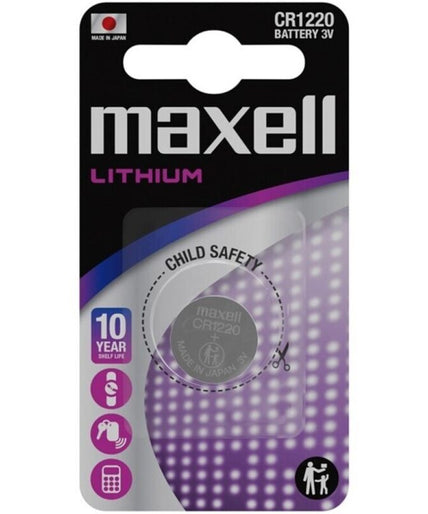 Maxell – Lithium Button Battery Cr1220 3v Blister*1