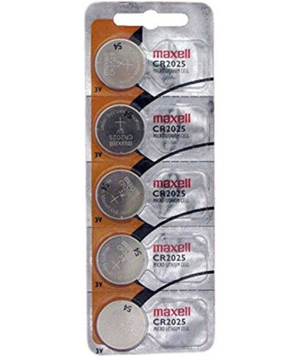 Maxell – Lithium Button Battery Cr2025 3v Blister*5