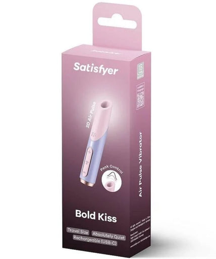 Satisfyer – Bold Kiss Wave Clitoris Stimulator Pink / Violet