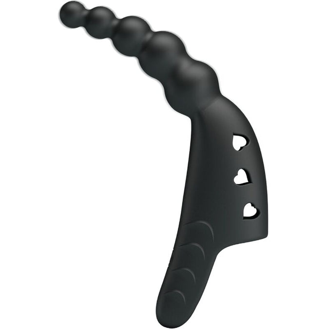 Pretty Love – Jordin Finger-Vibrator mit 10 Vibrationsmodi, Schwarz