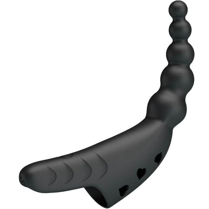 Pretty Love – Jordin Finger-Vibrator mit 10 Vibrationsmodi, Schwarz