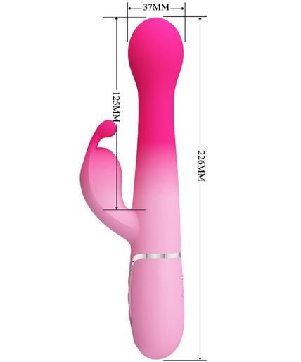 Pretty Love – Dejon 3-in-1 Multifunktionaler Rabbit Vibrator Pink