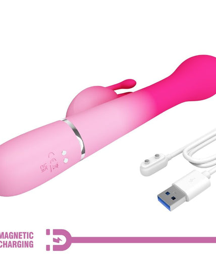 Pretty Love – Dejon 3-in-1 Multifunktionaler Rabbit Vibrator Pink