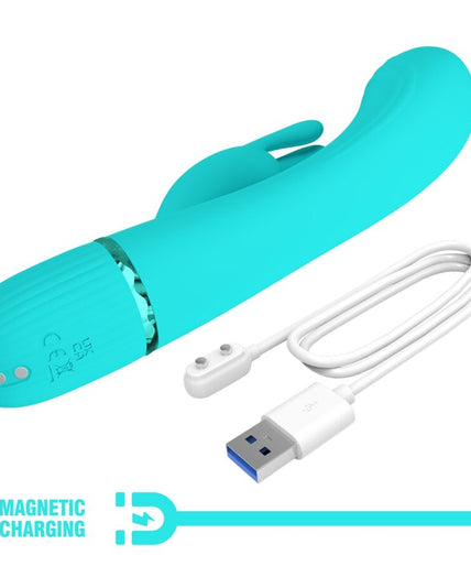 Pretty Love – Scocco Vibrator Rabbit Türkis