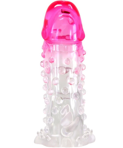 Pretty Love – Wilford realistische Vergrößerungshülle mit geprägtem Penis, Pink