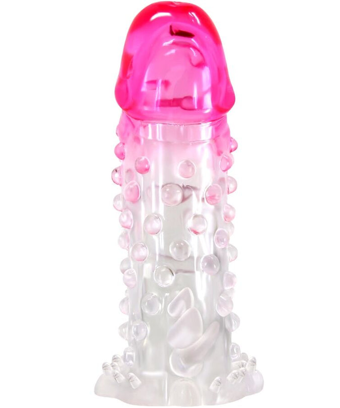 Pretty Love – Wilford realistische Vergrößerungshülle mit geprägtem Penis, Pink
