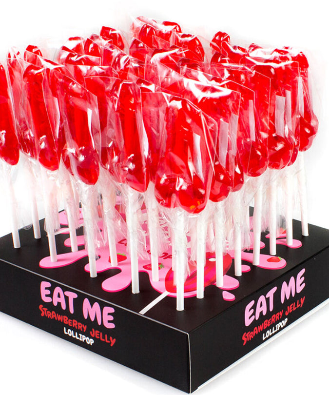 Secretplay – Display Assortment Penis Lollipops Strawberry 40 Units