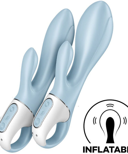 Satisfyer – Air Pump Bunny 1 aufblasbarer Rabbit Vibrator Blau