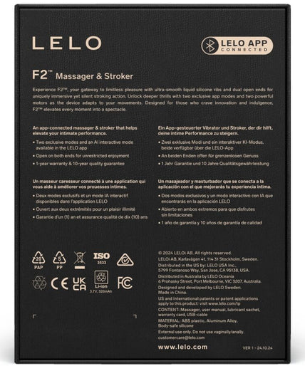 LELO – F2S männlicher Masturbator – Blau